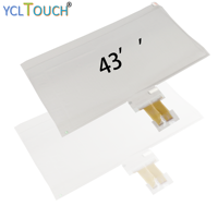 Film tactile PCAP de 27, 32, 43, 47, 50, 55, 65, 75, 86 pouces pour écran tactile interactif