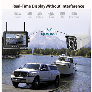 Kỹ thuật số không dây không thấm nước ip69 xây dựng cẩu tháp máy ảnh 7 inch DVR Quad hệ thống màn hình với điểm mù giám sát Kit - Product Image 2