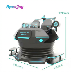 Nouveau simulateur VR 9D UFO 2026, machine <span class=keywords><strong>de</strong></span> jeu soucoupe volante 2 places, plateforme <span class=keywords><strong>de</strong></span> mouvement tout-en-un, cinéma VR d'arcade pour centre commercial - Product Image 2