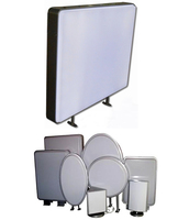 Boîte lumineuse publicitaire rotative double face personnalisée, intérieure/extérieure, en acrylique, avec éclairage LED