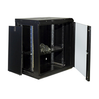 Armoire de serveur réseau à montage mural en métal 9U personnalisée Utilisation domestique 42U High 6/12/4/22U CCTV DVR DDF Internet Server Rack Data Centers