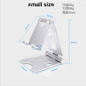 Soporte Plegable de Aluminio para Teléfono Inteligente con Carga, 270 Grados, Personalizado, Muestra Gratis, Precio Mayorista 2025 - Product Image 3