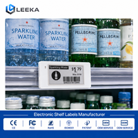 Etiqueta Electrónica de Precio ESL Bluetooth de 2.13 Pulgadas de LEEKA, Etiqueta Digital de Precio de Cuatro Colores para Supermercado