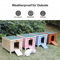 Ap02 — veston de lapin en bois étanche pour l'extérieur, maison pour animaux domestiques