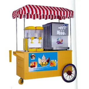 Juice Dispenser+Ice Cream Machine/Combination Mobile Vehicle (QCE-F06)