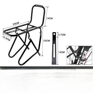 Haute qualité VTT <span class=keywords><strong>porte</strong></span>-bagages <span class=keywords><strong>avant</strong></span> vélo acier épais fourche <span class=keywords><strong>avant</strong></span> <span class=keywords><strong>porte</strong></span>-bagages accessoires d'équitation - Product Image 4