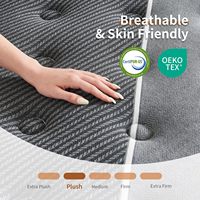 Promotion des ventes : Matelas à ressorts ensachés en latex naturel, nouveau design, avec feuille de mousse de latex, fabriqué à la machine, pour mobilier de lit, en latex érotique