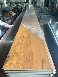 Nouveau <span class=keywords><strong>panneau</strong></span> sandwich en acier ignifuge et PU, isolation murale, cloison écologique pour salle de bain, sous-sol et décoration de bâtiment - Product Image 2