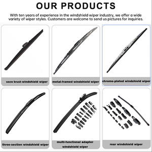 Escobilla Limpiaparabrisas Universal para Todas las Estaciones, de Alta Calidad, de Goma Natural, Silenciosa y de Alta Limpieza, para el 99% de los Autos, de 14 a 28 Pulgadas - Product Image 4