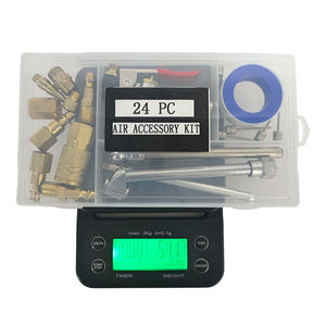 Pistolet à air industriel avec buse à 2 voies, kit de raccord rapide, embout de gonflage de pneus et aiguilles à broche pour atelier - 001 - Product Image 2