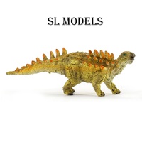 SL Modelleri Gerçekçi Çevre Dostu PVC Simülasyon Ankylosaurus Dinozor Oyuncakları Hayvan Temalı PE Poşet Ambalajlı Bitmiş Ürün Unisex