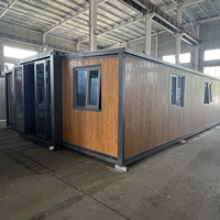 Maison en conteneur extensible de 40 pieds à prix d'usine Villa préfabriquée en acier duplex pliable portable de 3 chambres à coucher