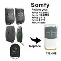 YET2132 Télécommande sans fil porte-clés étanche 433/315mhz émetteur universel pour porte de Garage