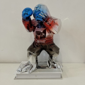 Estatua <span class=keywords><strong>de</strong></span> Gorila <span class=keywords><strong>de</strong></span> Boxeo Lista para Enviar, Decoración para el Hogar, Adornos y Artículos <span class=keywords><strong>de</strong></span> Decoración, Escultura <span class=keywords><strong>de</strong></span> Resina con Efecto Espejo - Product Image 2