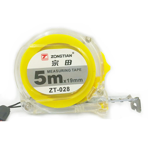 Promoción MYJ cinta métrica de 5m entrega rápida bonita métrica negocios plástico acero al carbono Ruban Mesurer En Acier 5M rojo métrico M - Product Image 3