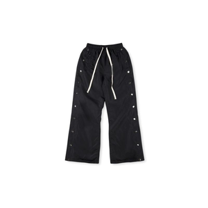 <span class=keywords><strong>Pantaloni</strong></span> Casual da Uomo di Alta Qualità con Logo Personalizzato, <span class=keywords><strong>Bottoni</strong></span> <span class=keywords><strong>Laterali</strong></span> a Pressione, Vestibilità Larga e Dritta, con Coulisse, Stile Streetwear di Tendenza - Product Image 1