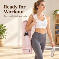 Tas Yoga Tahan Air Multi Warna Kapasitas Besar Tas Bahu Gym Dengan Kantong Basah Kering dan Tempat Botol untuk Yoga