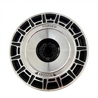 Nouvelles jantes forgées en aluminium chromé 12000T pour Style FS.23, 24 pouces, pour Rolls Royce Cullinan.