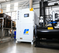 Refroidisseur industriel HERO-TECH 10HP 30KW avec évaporateur en acier inoxydable SS304, contrôle précis de la température pour machine d'injection plastique