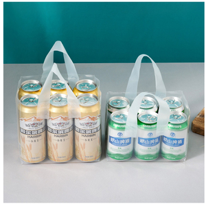 Tùy chỉnh in nhà hàng Nhựa mua sắm túi rõ ràng mềm vòng lặp xử lý thực phẩm đưa ra túi Cảm ơn bạn hàng hóa túi với xử lý - Product Image 5