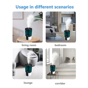 Smart <b>Humidifier</b> 4L Large Capacity Quiet Operation Aromatherapy Home Desktop Use With Digital Display And Timer Function - Product Image 4