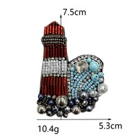 Porte-clés Patch Globe Familial Texturé de Luxe, Bijou de Mode Solide et Unique, Bleu Hightower, Élégant, Vente en Gros