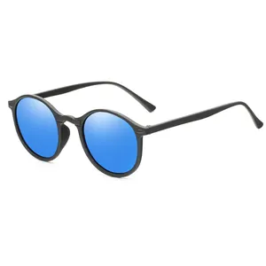 Kualitas Tinggi Kustom John Lennon Gaya Hippy Hippie Lennon 70S Kacamata Vintage Terpolarisasi UV400 Kacamata untuk Pria