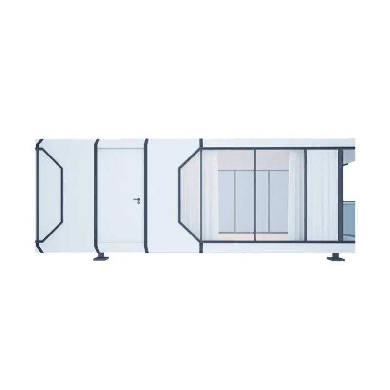 Minimalistisch Design Ruimte Capsule Huis 28 Vierkante Meter Uitschuifbaar Een Slaapkamer Woonkamer En Badkamer Voor Hotelgebruik