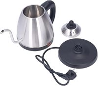 Bouilloire électrique à col de cygne en acier inoxydable 201SS, meilleur prix d'usine en Chine, pour le café, le thé turc, avec échantillon gratuit