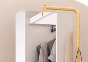 SWT longitud largo total permanente enmarcado Metal <span class=keywords><strong>cuerpo</strong></span> vestidor <span class=keywords><strong>espejo</strong></span> grande <span class=keywords><strong>con</strong></span> <span class=keywords><strong>Base</strong></span> de mármol - Product Image 4