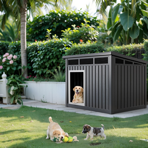 Casa de Lujo para Perros al Aire Libre – Refugio Aislado y Resistente a la Intemperie, Preparado para el Invierno, para Perros Pequeños, Medianos y Grandes - Product Image 1