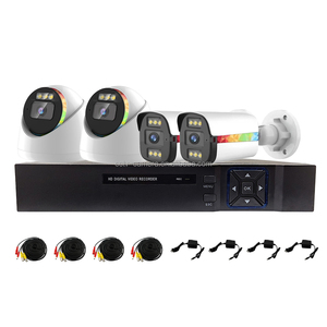 Truyền dẫn cáp đồng trục 5 trong 1 Analog HD 4CH 8CH 2MP 1080P CCTV AHD <span class=keywords><strong>DVR</strong></span> Bộ dụng cụ với ngoài trời Bullet CCTV AHD Camara - Product Image 2
