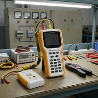 Compteur d'énergie monophasé portable ZKJ10E, haute précision, dispositif de test numérique de calibration sur site