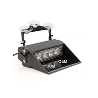 Luz LED Estroboscópica de Advertencia de 3W para Visera de Coche