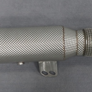 ท่อดาวน์ไปป์แบบไหลสูงพร้อมแผ่นกันความร้อนสำหรับ BMW G05 G06 X5 X6 B58 3.0T - Product Image 4