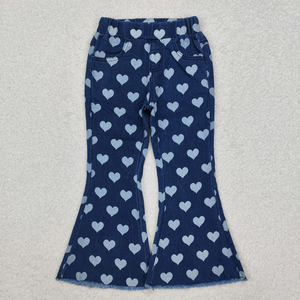 Pantalones Casuales de Campana para Niña, Estilo Ecológico, Primavera-Otoño, con Estampado Lindo, Venta al Por Mayor Longlv - Product Image 6