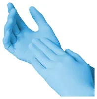 Gants d'examen jetables en nitrile pur bleu sans poudre Nitrilo gants de sécurité en gros Nitrile Guantes De Nitrilo