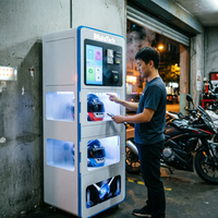 Stérilisateur automatique de casque avec lumière UVC, sécheur à ozone et fonction aromatique pour moto