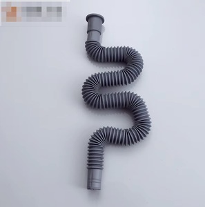 Manguera de Desagüe Extensible KS de 84.5mm, Curva, con Conexión por Compresión, 145 psi, Fácil Instalación para Lavabos y Fregaderos - Product Image 4