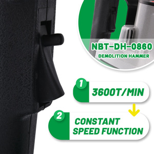 Produit transfrontalier très demandé, direct usine, Marteau perforateur haute puissance 1400W certifié CE, alimentation électrique 220V - Product Image 4