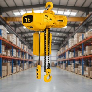 Polipasto Eléctrico Industrial de 1T con Cadena de Acero de Aleación Resistente y Control Remoto por Cable para Elevación en Almacenes y Construcción - Product Image 2
