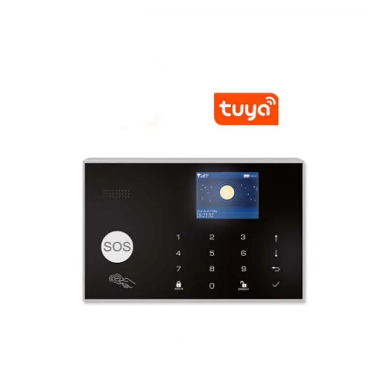 2.4in TFT 4G WiFi Smart House Burglar System tuya app tuya gsm burglar alarm kit