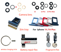 Câble flexible pour téléphone portable en gros : caméra, alimentation, volume, écouteur, haut-parleur, port de charge, NFC sans fil pour pièces d'iPhone