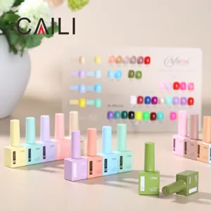 Caili Gel 3000 Colors Nail Products Wholesale 10ml Vegan Organic Esmaltes Semipermanentes Custom Private Label Gel Nail Kit