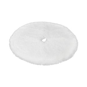 กระโปรงต้นคริสต์มาส ขนาด 90 ซม. 120 ซม. สีขาว ผ้าพลัฌนุ่ม ของตกแต่งวันหยุด อุปกรณ์เสริมสำหรับฐานต้นคริสต์มาส - Product Image 4