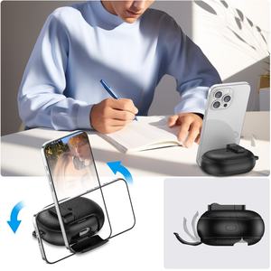 Étui de protection sécurisé avec interrupteur pour écouteurs Huawei Freebuds Pro 5ème génération, <span class=keywords><strong>coque</strong></span> sans fil + crochet - Product Image 2