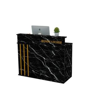 Mostrador de Recepción Moderno de Madera Resistente para Supermercado, Salón de Belleza, Peluquería, Tienda de Ropa, Hotel - Product Image 4