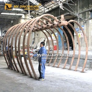 MY DINO Mini Campo de Golf realista dinosaurio Ribcage esqueleto túnel estatua - Product Image 3