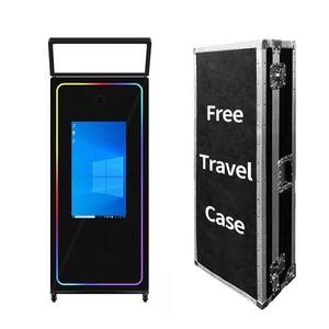 Cabina de Fotos con Espejo Mágico, Kiosco Automático para Selfies con Anillo de Luz, Compatible con Cámara SLR y <span class=keywords><strong>iPad</strong></span>, para Alquiler en Bodas, Fiestas y Eventos - Product Image 6