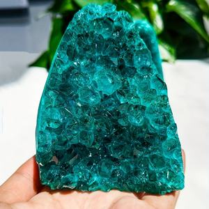 Cristal bleu naturel en grappe, spécimen minéral de haute qualité, pierre de guérison Reiki, décoration intérieure, collection de cristaux pour cadeau - Product Image 6